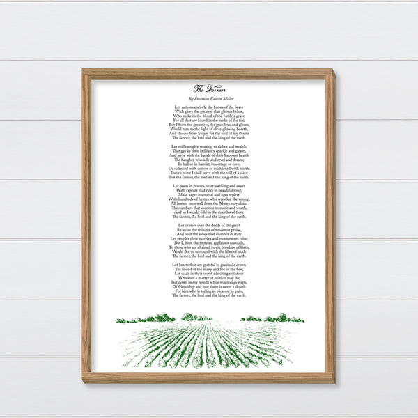 Farm Quote - Canvas & Wood Sign Wall Art