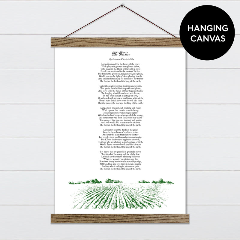 Farm Quote - Canvas & Wood Sign Wall Art