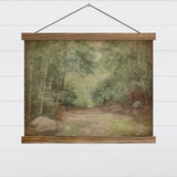 Forest Painting Canvas & Wood Sign Wall Art