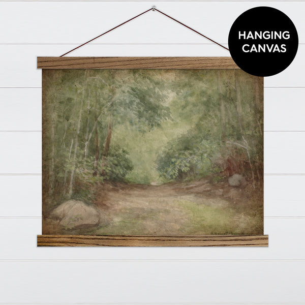 Forest Painting Canvas & Wood Sign Wall Art