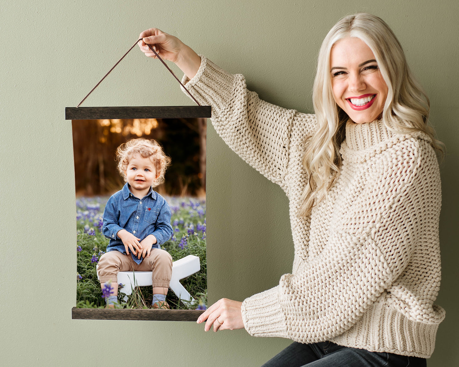 Framed Baby Pictures for Nursery Room