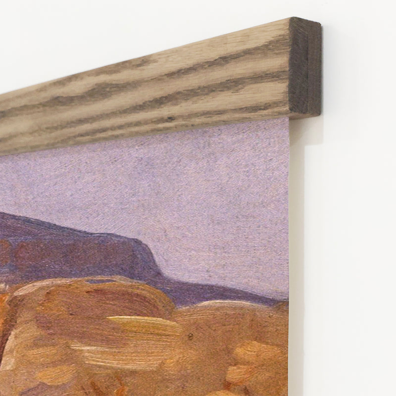 Oversized Desert Painting Canvas Print - Cliffs of Egypt