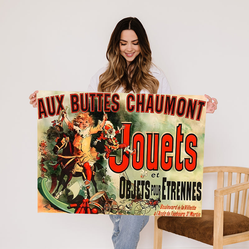 Friends French Poster - Monica's Apartment - Aux Buttes Chaumont Jouets