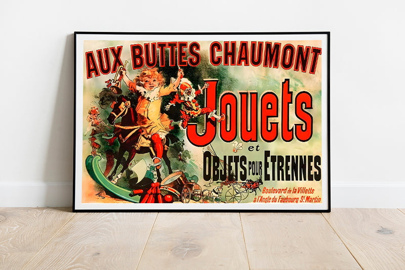 Friends French Poster - Monica's Apartment - Aux Buttes Chaumont Jouets