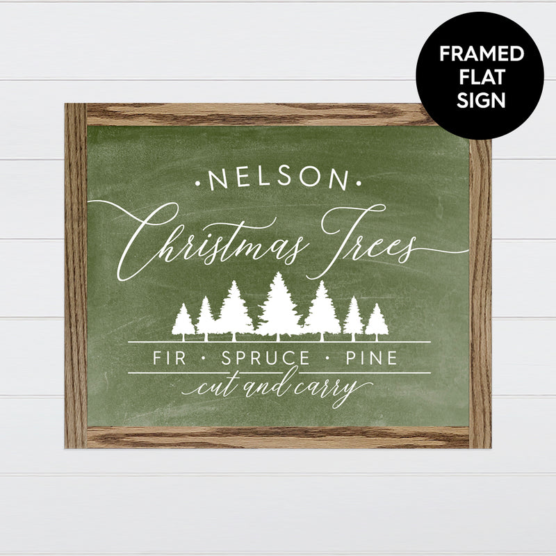 Farmhouse Christmas Tree Company Canvas & Wood Sign Wall Art