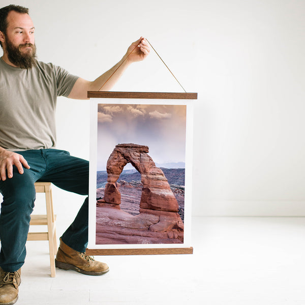 Print Your Travel Photos on Canvas with Wood Hanger Frame