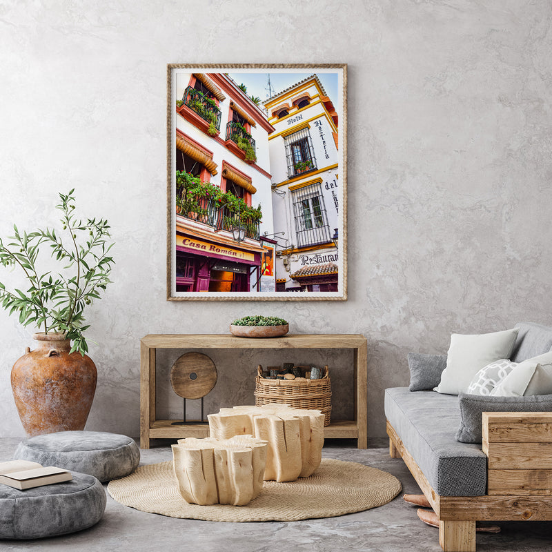 Hotel in Spain Fine Art Print - Giclee Fine Art Print Poster or Canvas