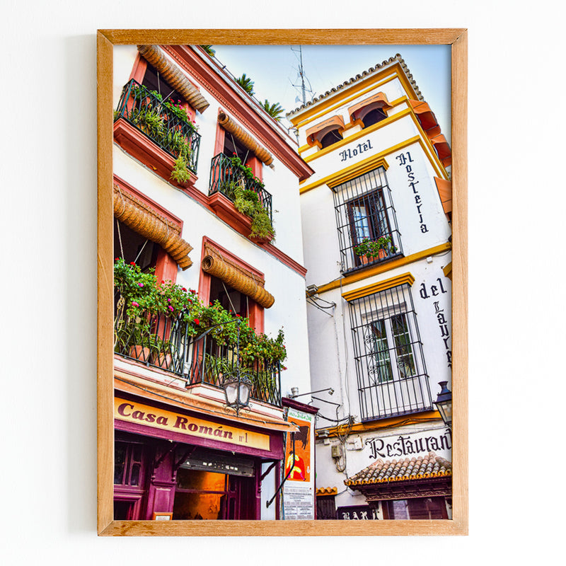 Hotel in Spain Fine Art Print - Giclee Fine Art Print Poster or Canvas