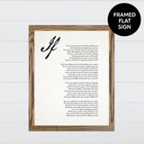 If Poem - Canvas & Wood Sign Wall Art