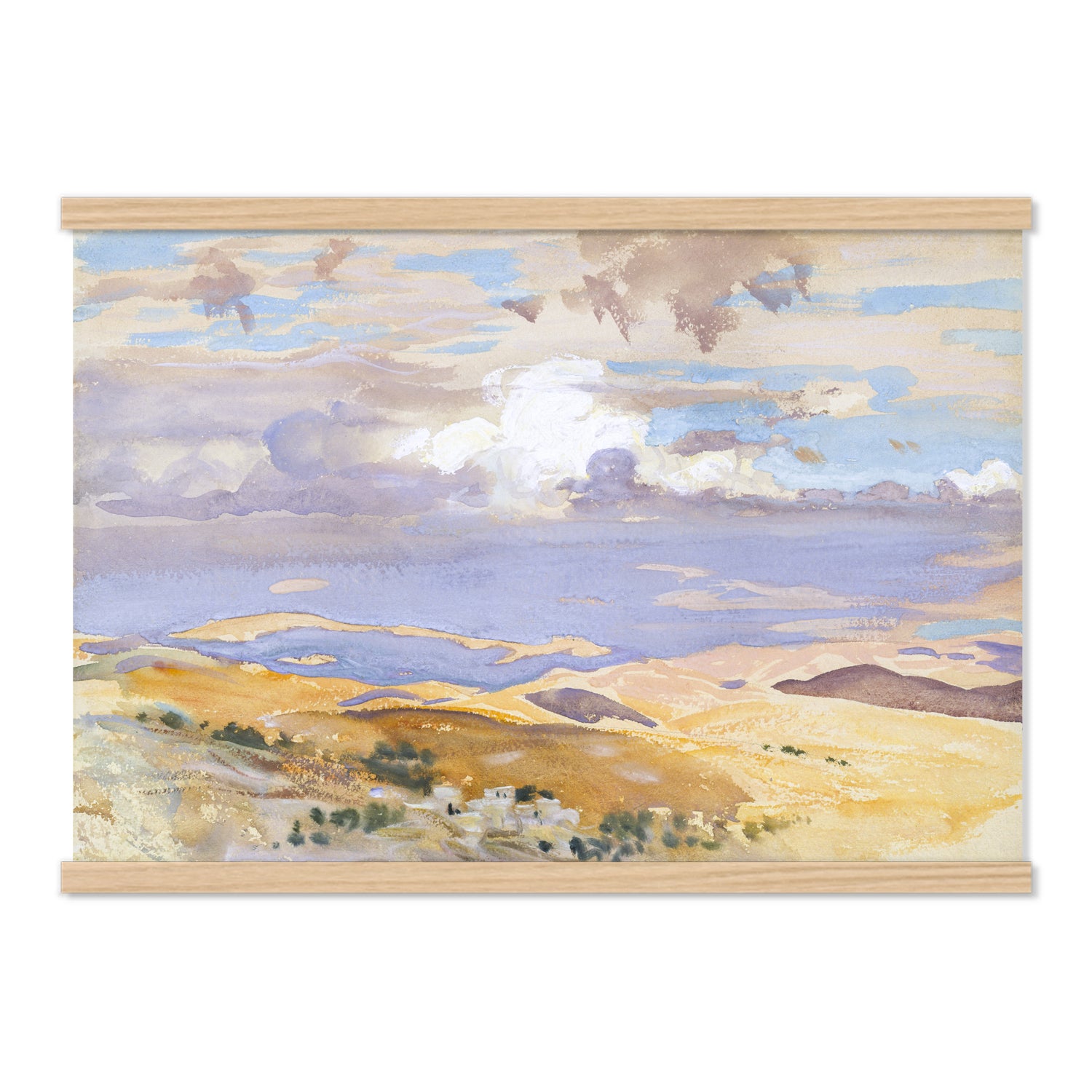 Jerusalem Abstract Desert Landscape Large Wall Art