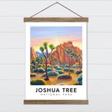 Joshua Tree National Park - Canvas & Wood Sign Wall Art