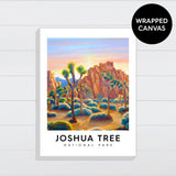Joshua Tree National Park - Canvas & Wood Sign Wall Art