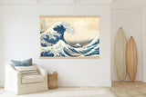 Large Canvas Print of The Great Wave off Kanagawa by Hokusai
