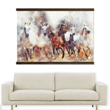 Modern Horse Painting on Large Canvas Tapestry