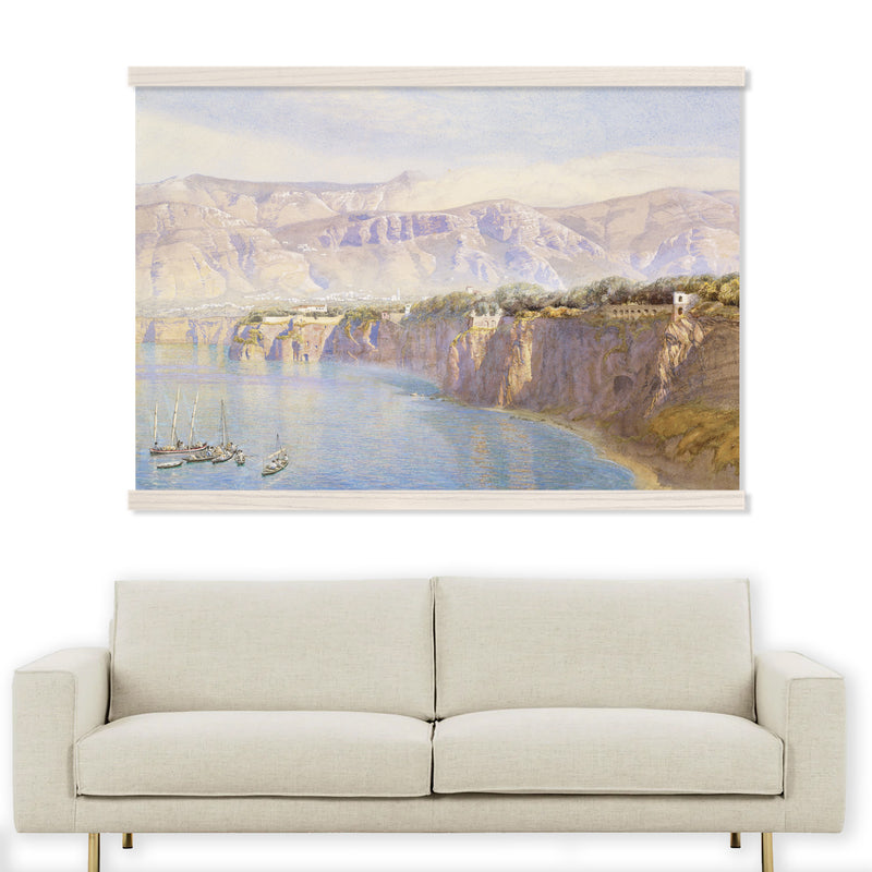 Sorrento Italy Antique Painting Canvas Wall Art Print