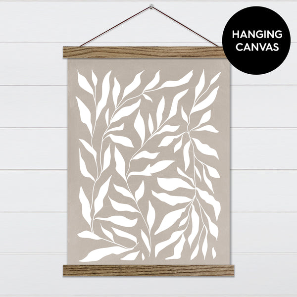 Leaf Composition Canvas & Wood Sign Wall Art