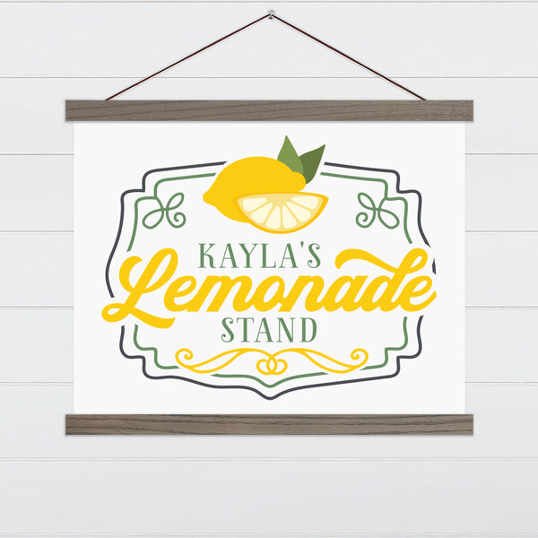 Lemonade Stand Canvas & Wood Sign Wall Art