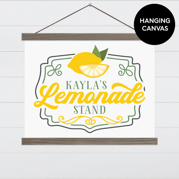 Lemonade Stand Canvas & Wood Sign Wall Art