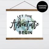 Let the Adventure Begin - Canvas & Wood Sign Wall Art