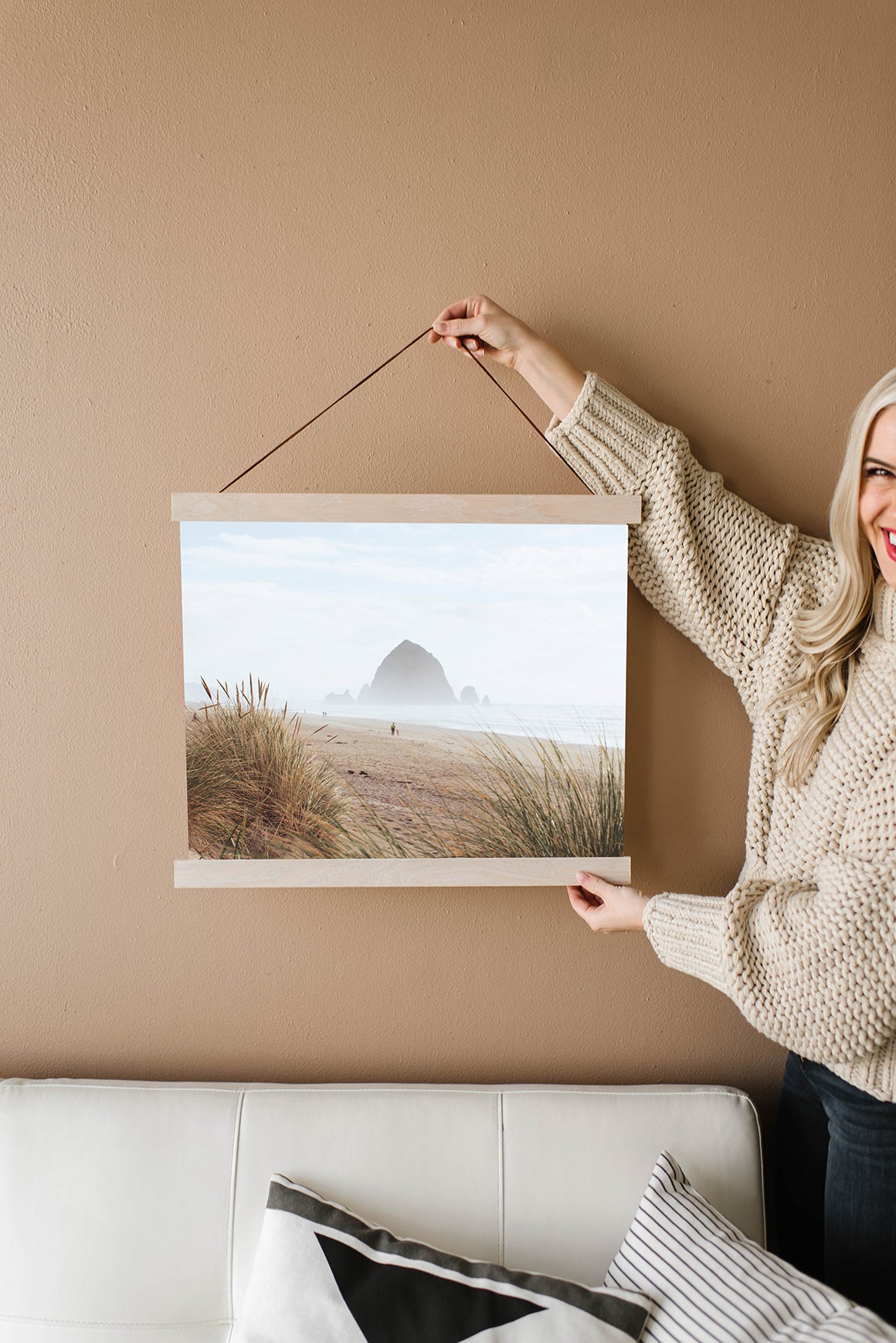 Print Your Travel Photos on Canvas with Wood Hanger Frame