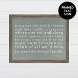 Love Grows Best Canvas & Wood Sign Wall Art