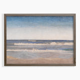 Low Tide Ocean Waves Painting Giclee Fine Art Print Poster or Canvas