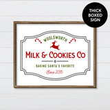 Milk and Cookies Co. Canvas & Wood Sign Wall Art