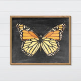 Monarch Butterfly Canvas & Wood Sign Wall Art