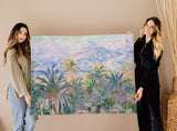 Monet Palm Tree Bordighera Fine Art Print - Giclee Fine Art Print Poster or Canvas