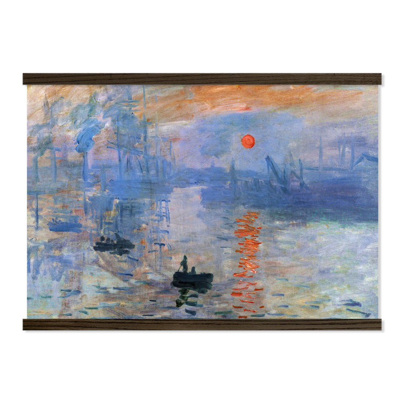 Monet Impression Sunset Large Painting Canvas Print