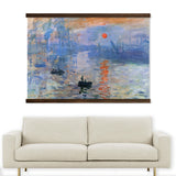 Monet Impression Sunset Large Painting Canvas Print