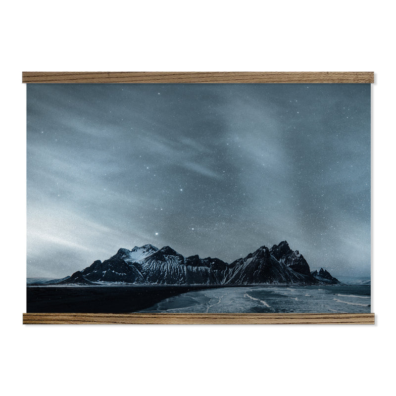 Mountain Ocean Stars at Night - Large Oversized Wall Hanging