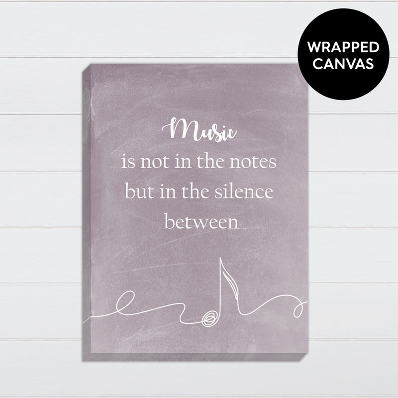 Music Poem - Canvas & Wood Sign Wall Art