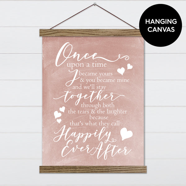 Once Upon a Time Canvas & Wood Sign Wall Art