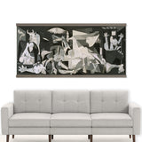 Picasso Guernica Painting Large Canvas Print with Wood Frame