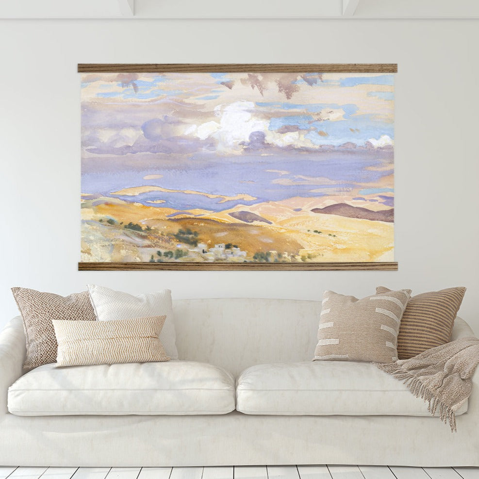 Jerusalem Abstract Desert Landscape Large Wall Art