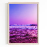Purple Tides Fine Art Print - Giclee Fine Art Print Poster or Canvas