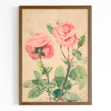 Rose Vintage Watercolor