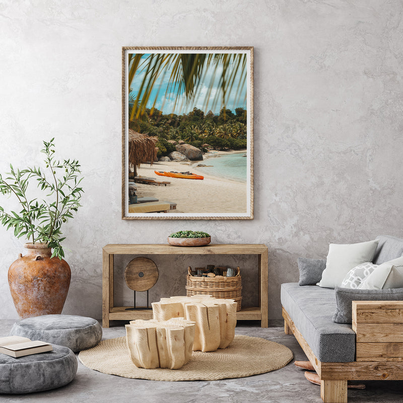 Secluded Beach Cove Fine Art Print - Giclee Fine Art Print Poster or Canvas