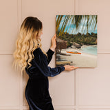 Secluded Beach Cove Fine Art Print - Giclee Fine Art Print Poster or Canvas