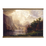 Sierra Nevada California Mountain Large Mountain Painting Canvas Print