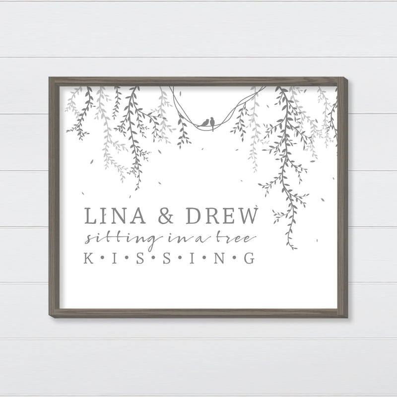 Sitting in a Tree Canvas & Wood Sign Wall Art
