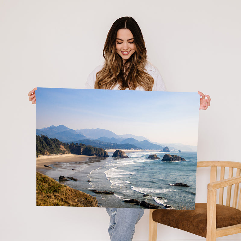 Summertime at Canon Beach Fine Art Print - Giclee Fine Art Print Poster or Canvas
