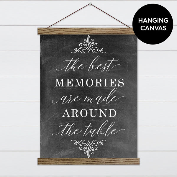 The Best Memories Canvas & Wood Sign Wall Art