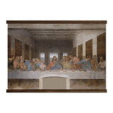 The Last Supper by Leonardo Da Vinci Framed Canvas Tapestry