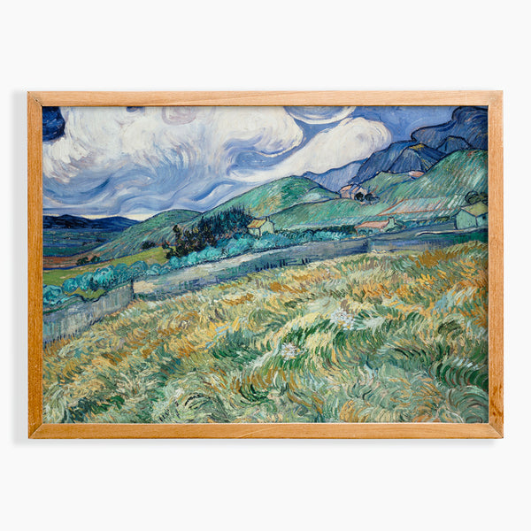 Van Gogh Landscape Painting St. Remy - Fine Art Print Giclee Poster