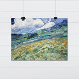 Van Gogh Landscape Painting St. Remy - Fine Art Print Giclee Poster