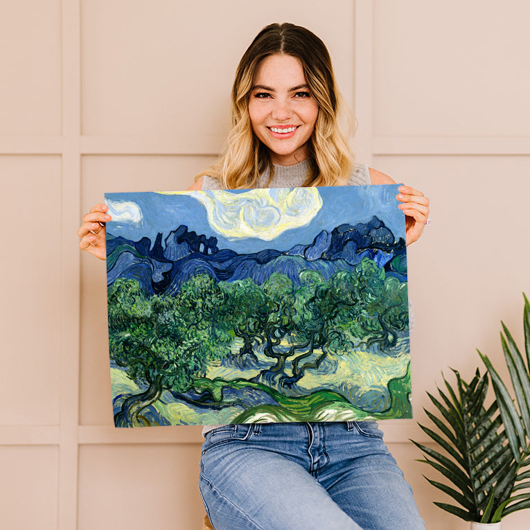 Van Gogh Olive Trees Fine Art Print - Giclee Fine Art Print Poster or Canvas