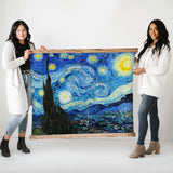 Van Gogh Starry Night - Large Framed Canvas Wall Art