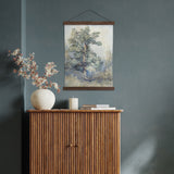 Watercolor Oak Tree - Soft Earthy Colors Art Print